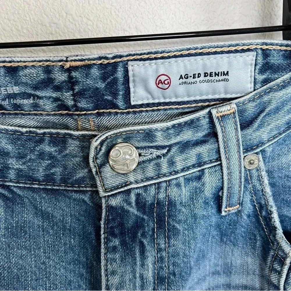 AG Phoebe Vintage High Waist Tapered Straight Leg Jeans 18 Years Vaulted 28